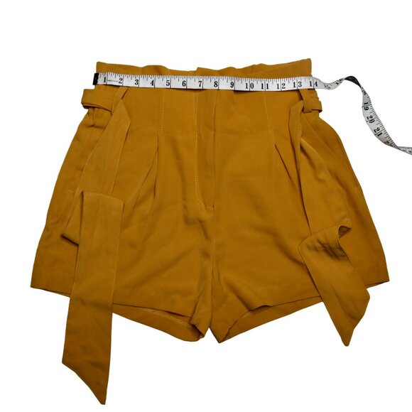 Dynamite Women's Paper Bag Short in Mustard Yellow, size Small - Picture 6 of 10